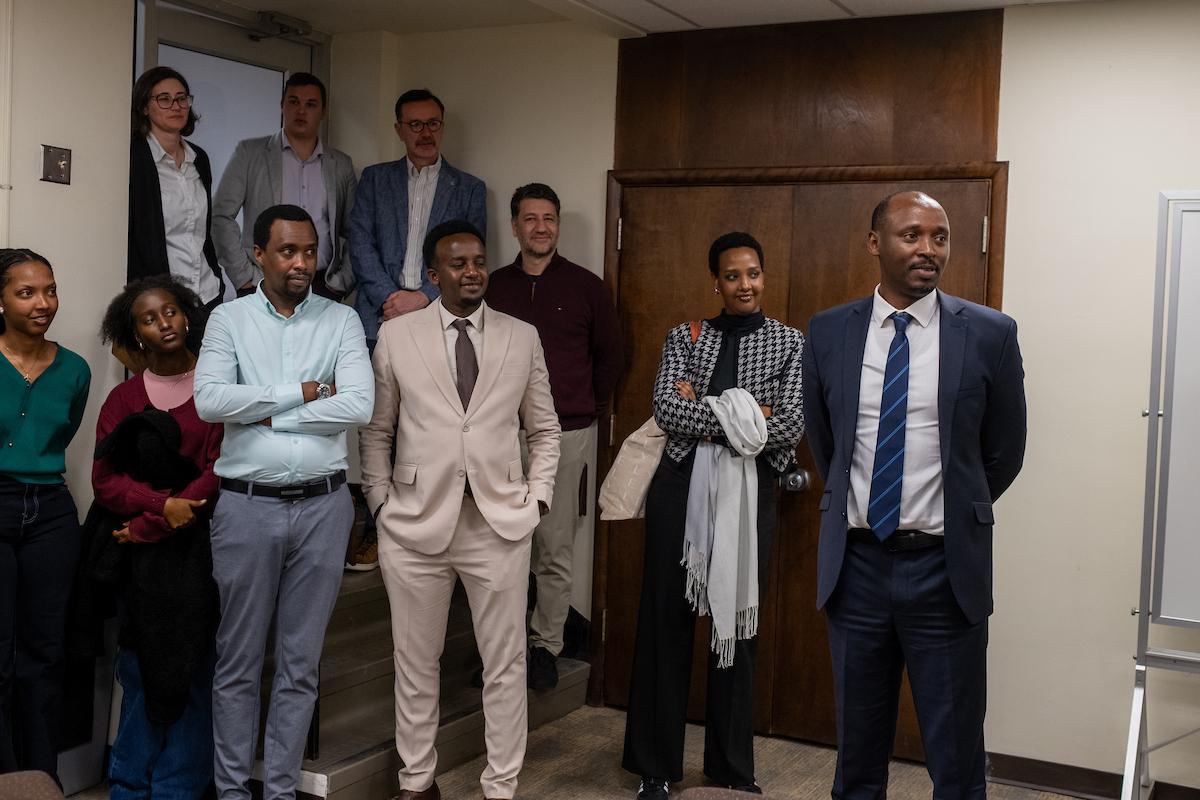 Visit from Rwandan Minister of Health.