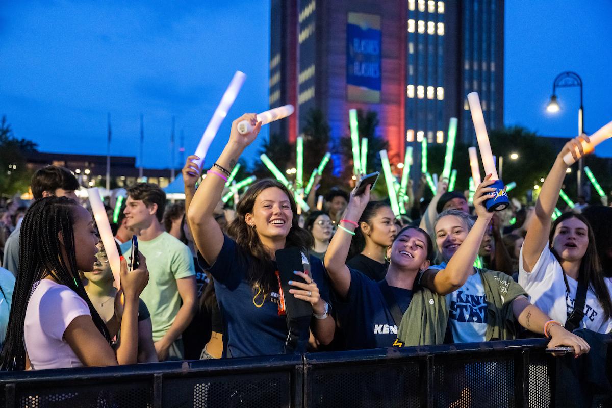 Students celebrating the Solar Eclipse.