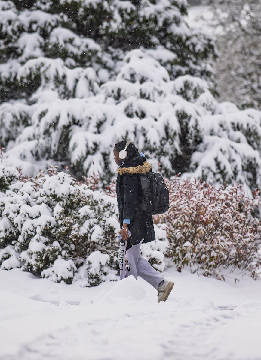 Winter on campus 2025.