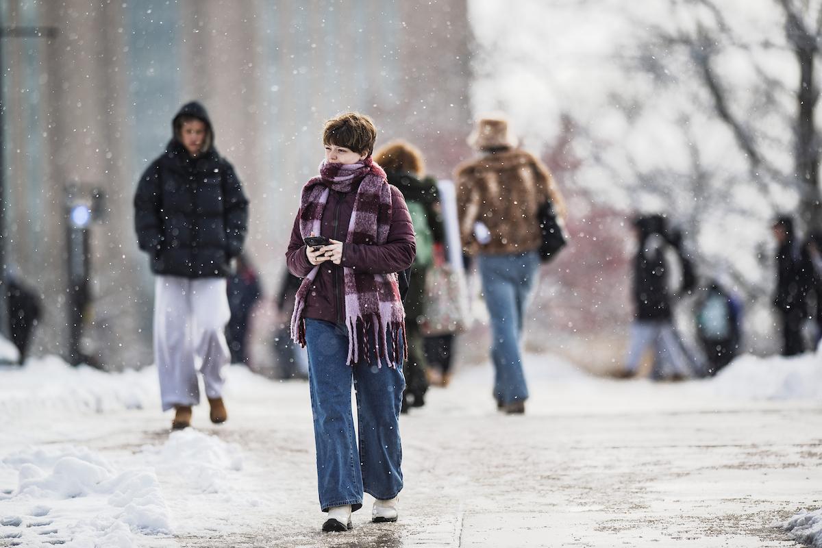 Winter on campus 2025.