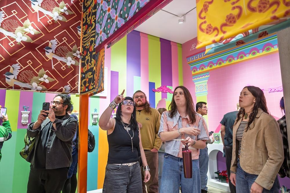 Students, staff enjoy the work of Adam Nathaniel Furman