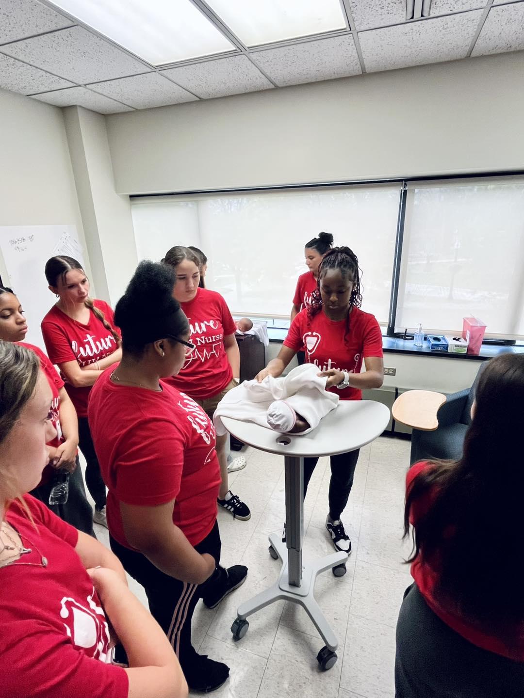 University Hospitals Future Nurse Academy Program students