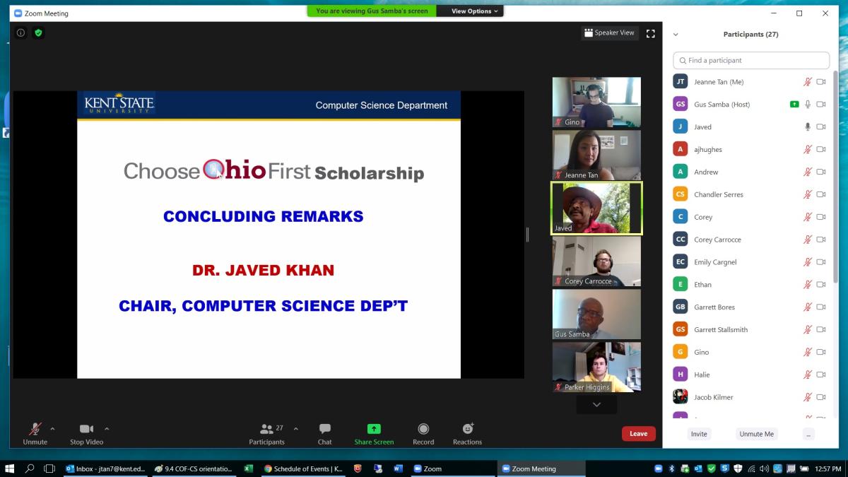 COF-CS Orientation