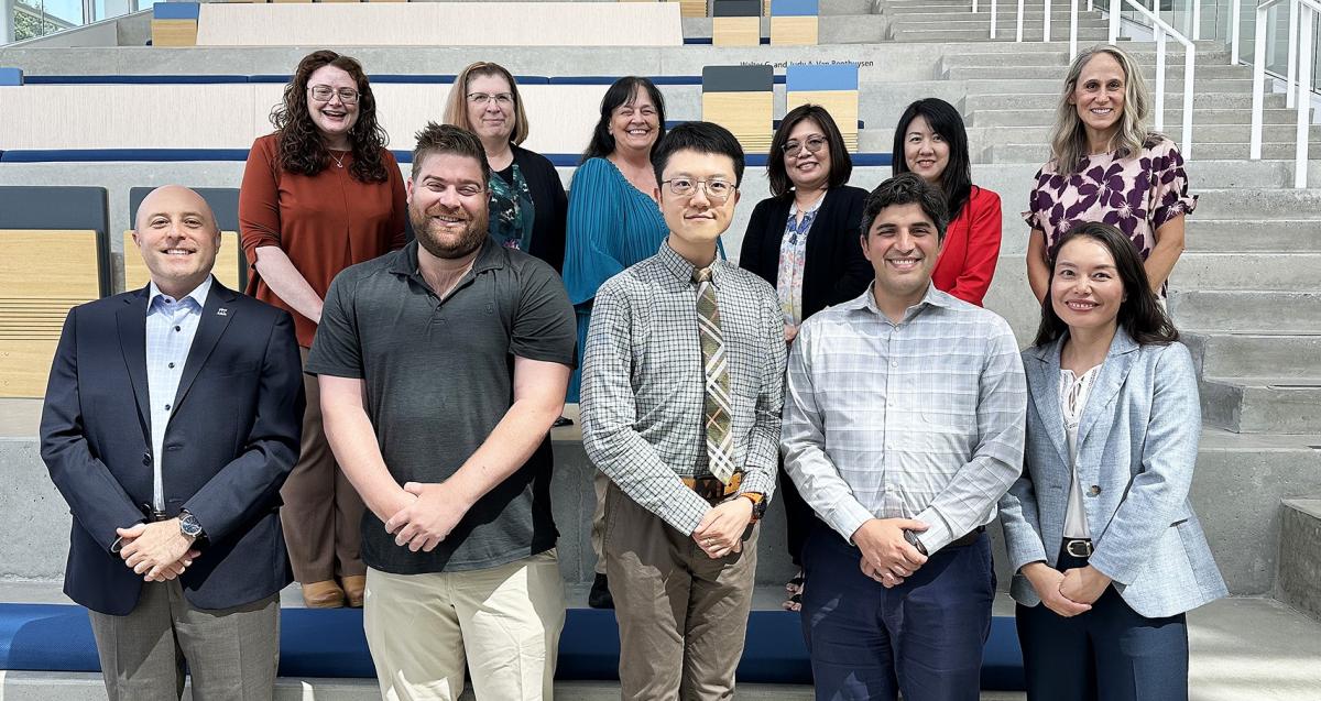Accounting faculty and staff group shot.