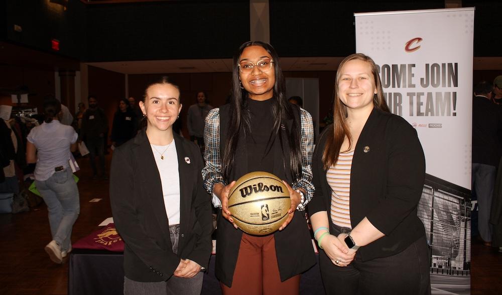 Aysia Kemp, BBA ‘20, from Rock Entertainment Group at 2026 Career Fair