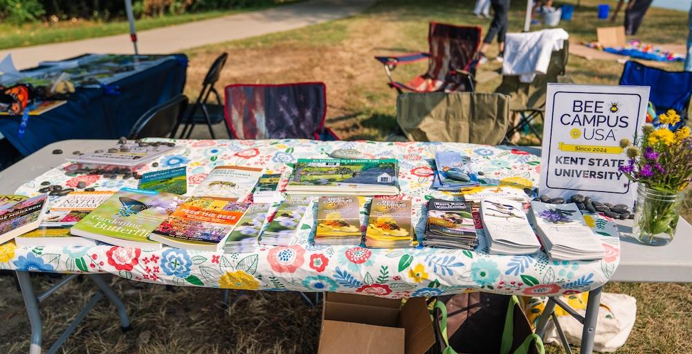 Bee Pollinator Day event table