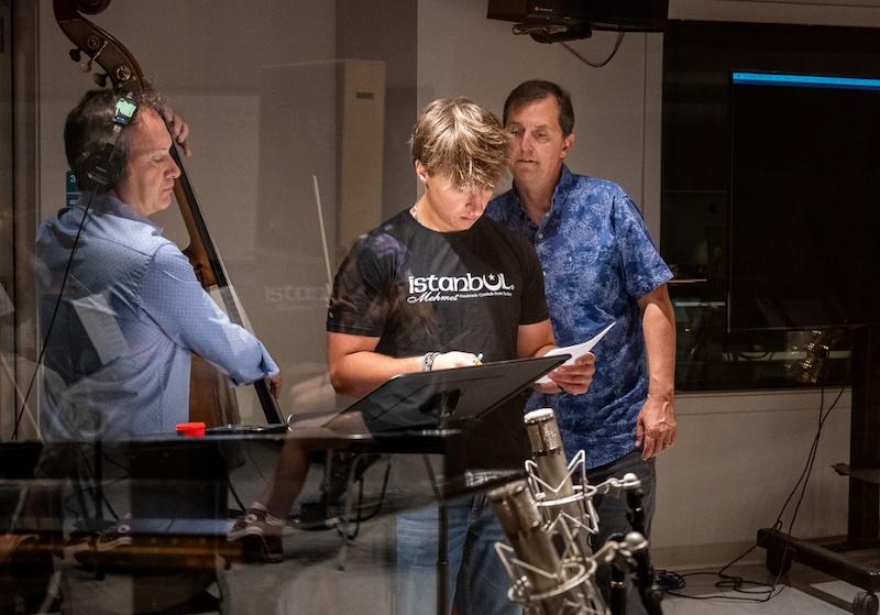 Ben Jackson reviews score during ֱ State collaboration for film score