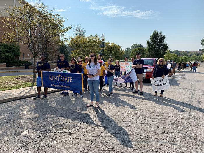College of Public Health Students at the Homecoming Parade. 