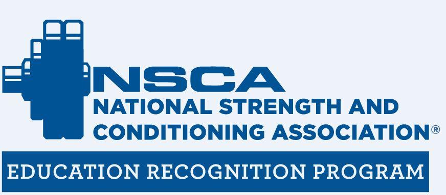 NSCA accreditation logo NSCA accreditation logo