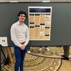 Blake presenting his research paper at the MPSA conference
