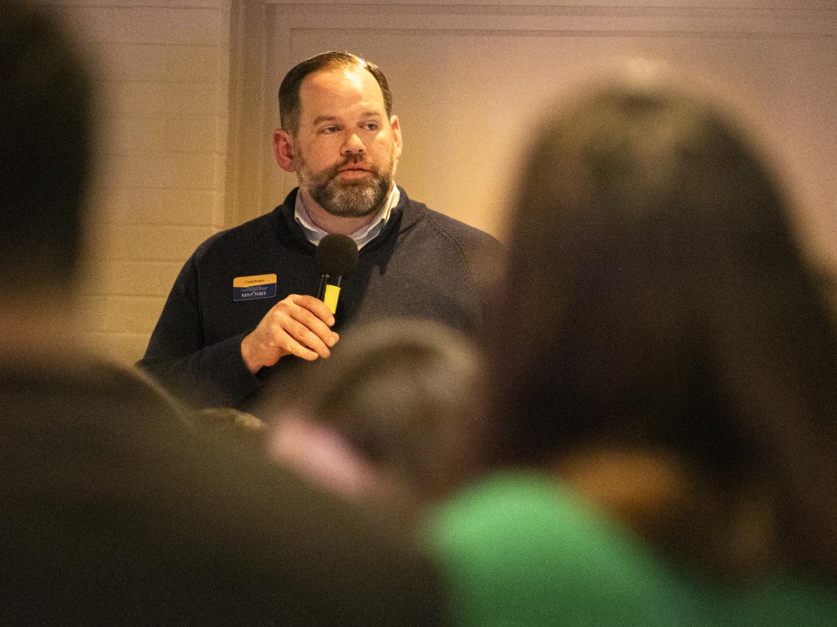 Craig Berger introducing the event.