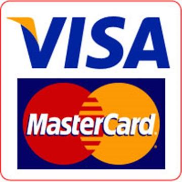 Visa and Mastercard accepted