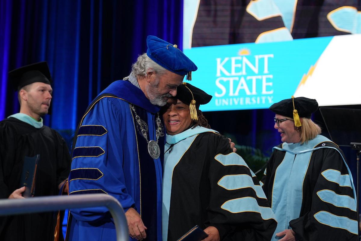 Kent State President Todd Diacon at Commencement, December 2025