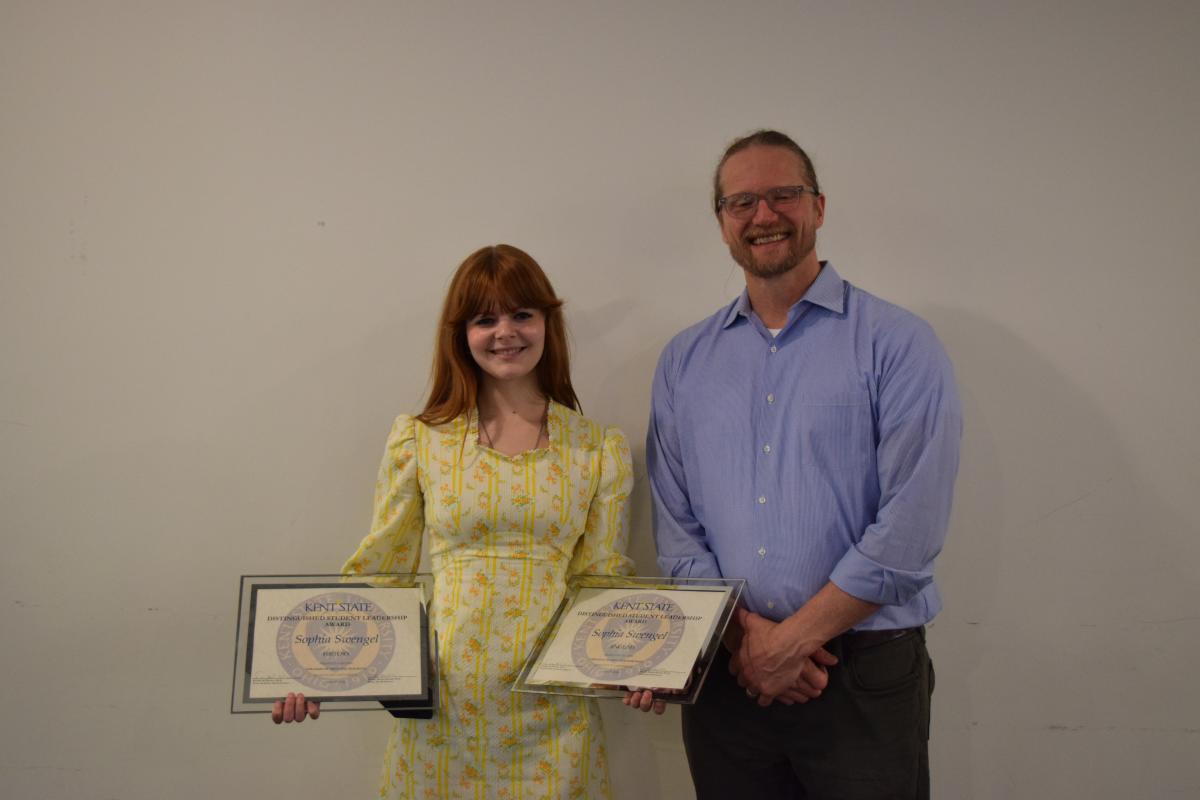 Sophia Swengel (left) with Ryan Hediger