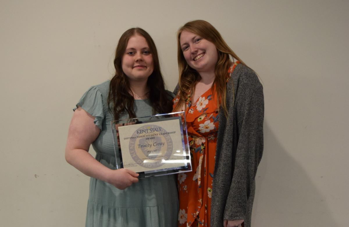 Trinity Civay (left) with Erin Franczak