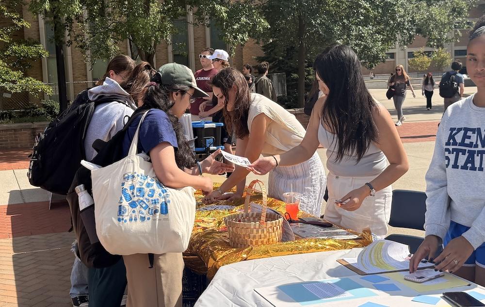 Student orgs tabling at Democracy Fest 26