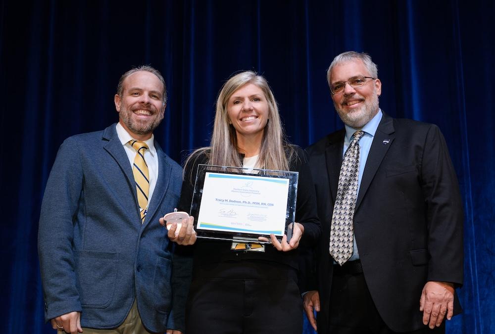 Tracy M. Dodson, Ph.D., receives inaugural Glenn Frank Distinguished Teaching Award at UTC Conference