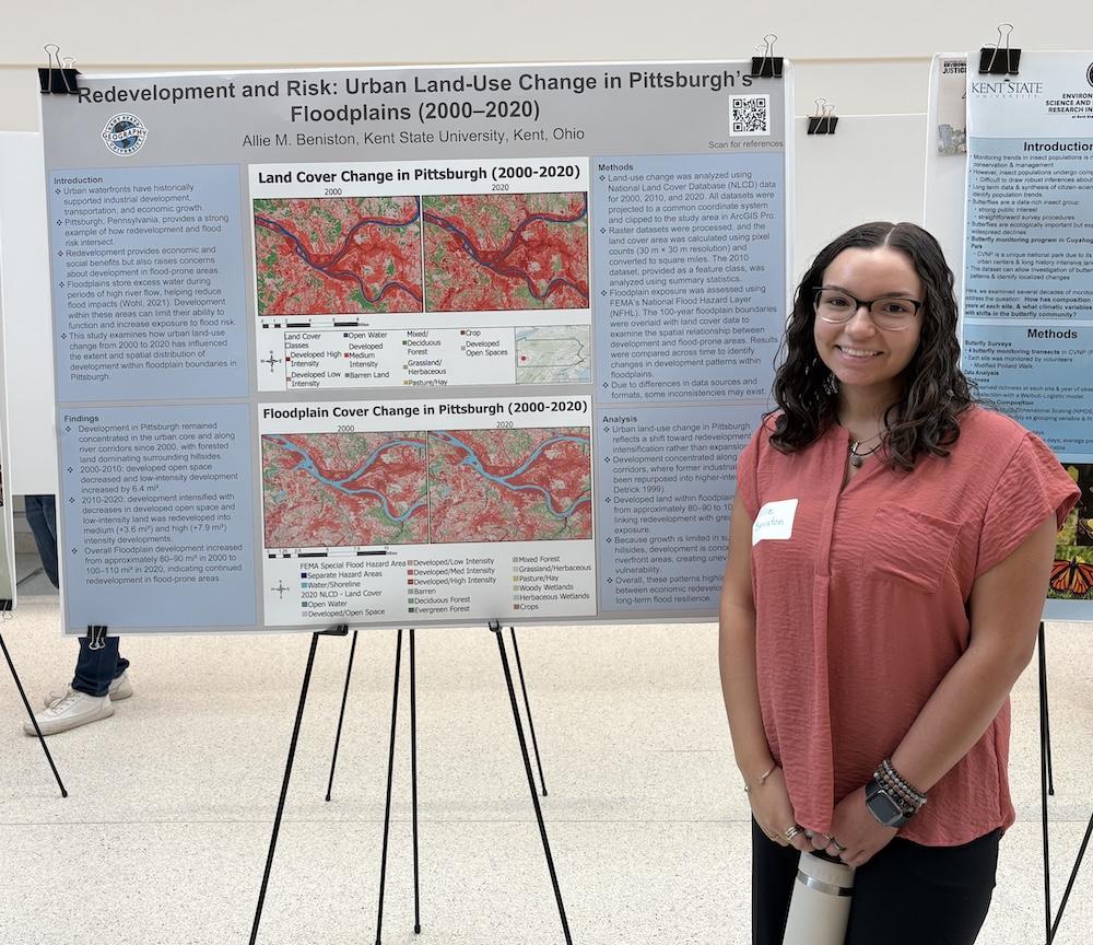 ESDRI Research Showcase Allie Beniston with poster