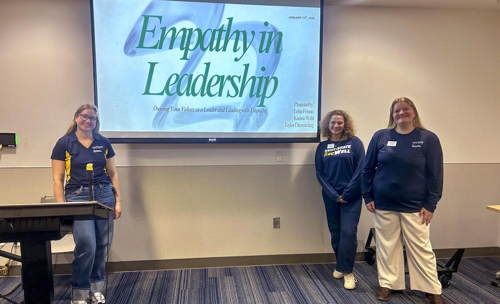 Friona presents Empathy in Leadership presentation