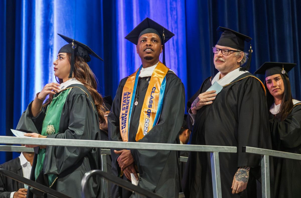 Rwandan Francis Rubagumya earned his master's degree at Kent State now he is paying it forward.