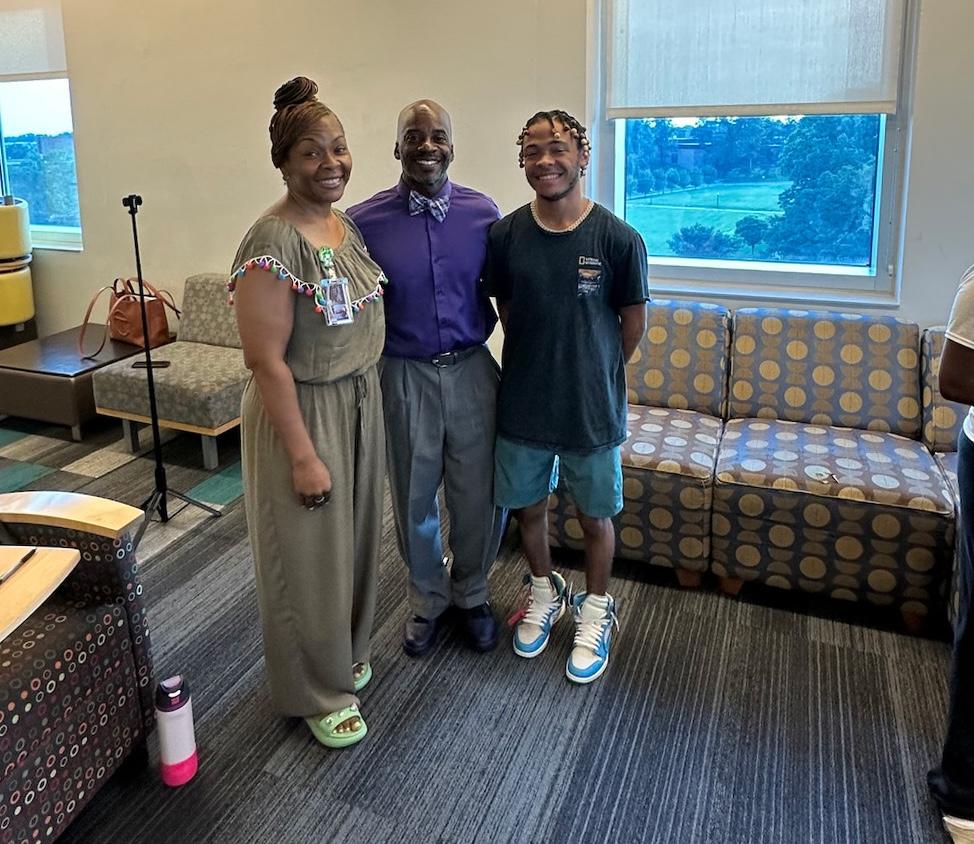 Green-Welch with a mentor and student