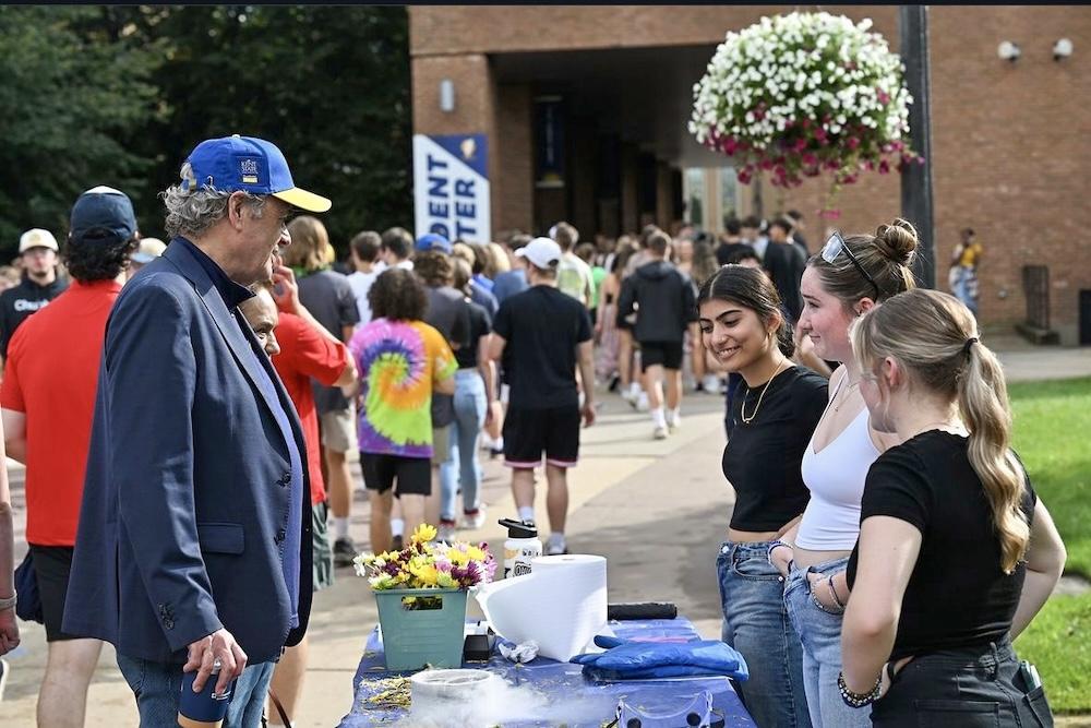 Hannah with President Diacon Blastoff 2024