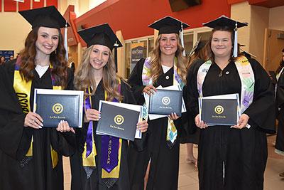 Happy graduates.