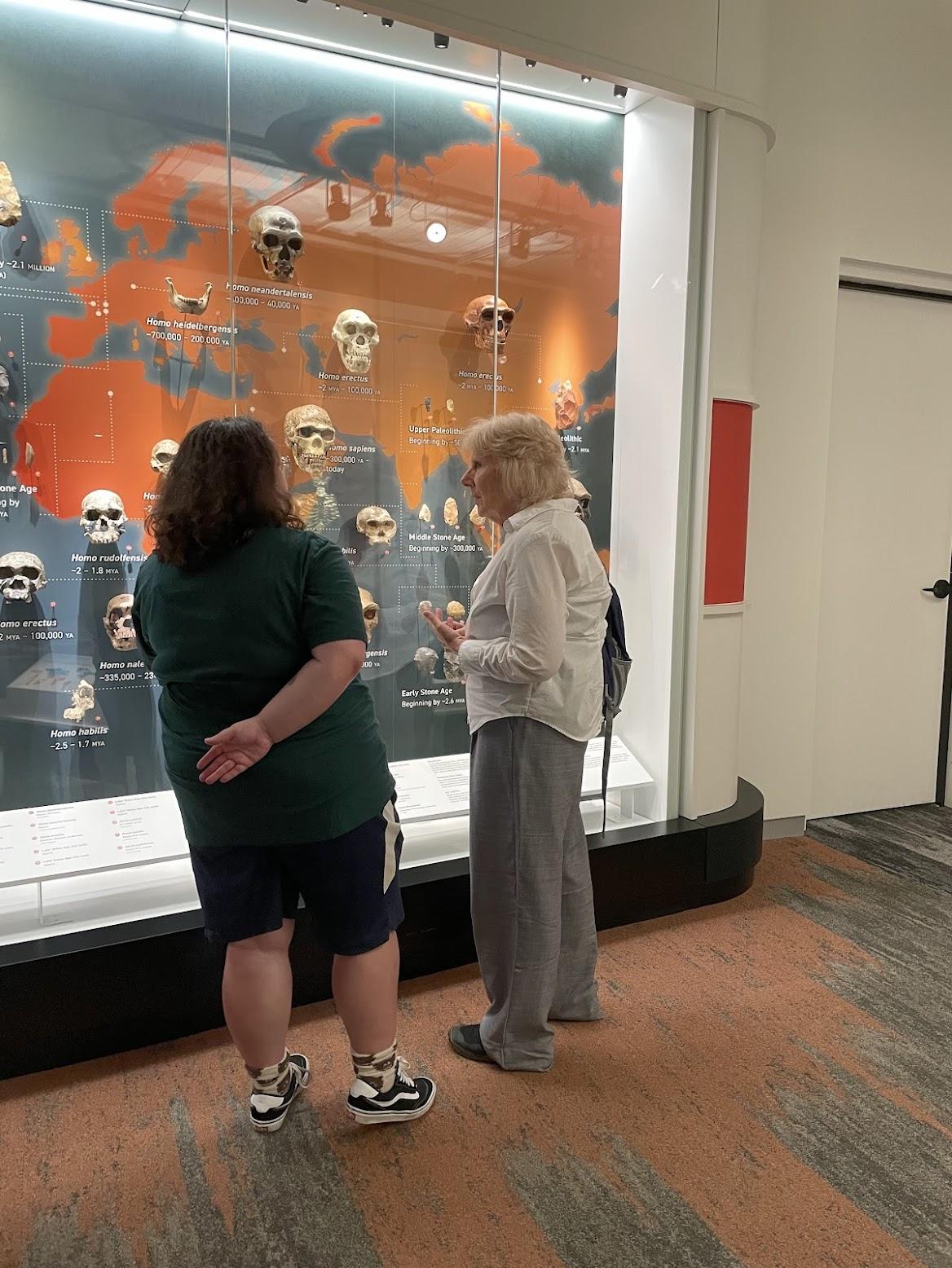 Isabella Emerick & Dr. Spurlock at Cleveland Museum of Natural History