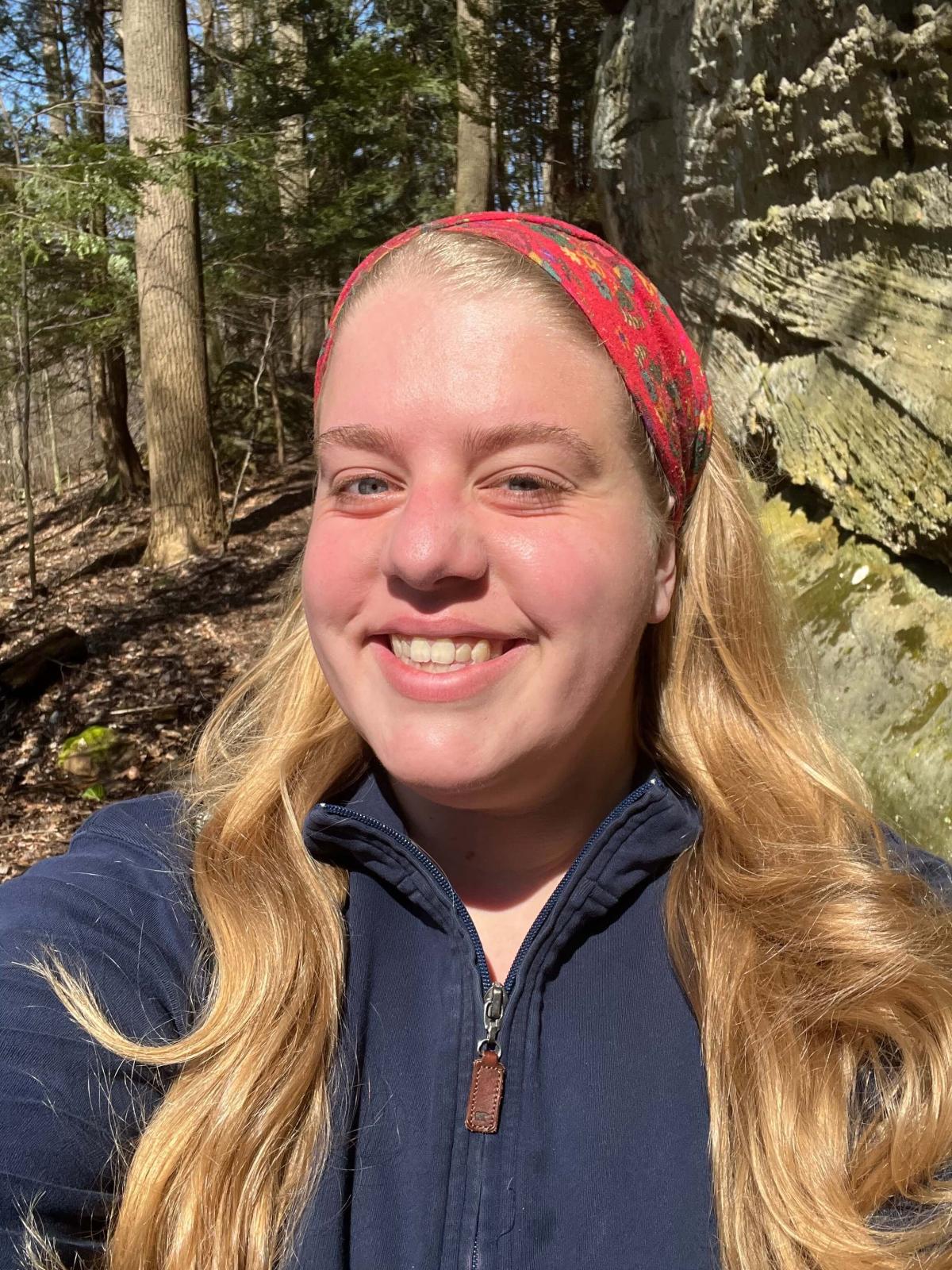 Kathryn Burns hiking