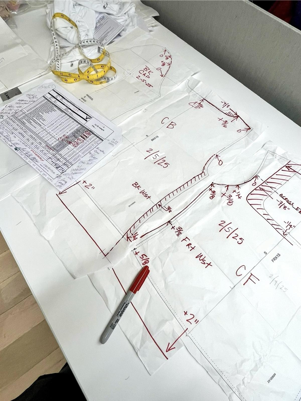 Kaleigh McGreal's technical designs.