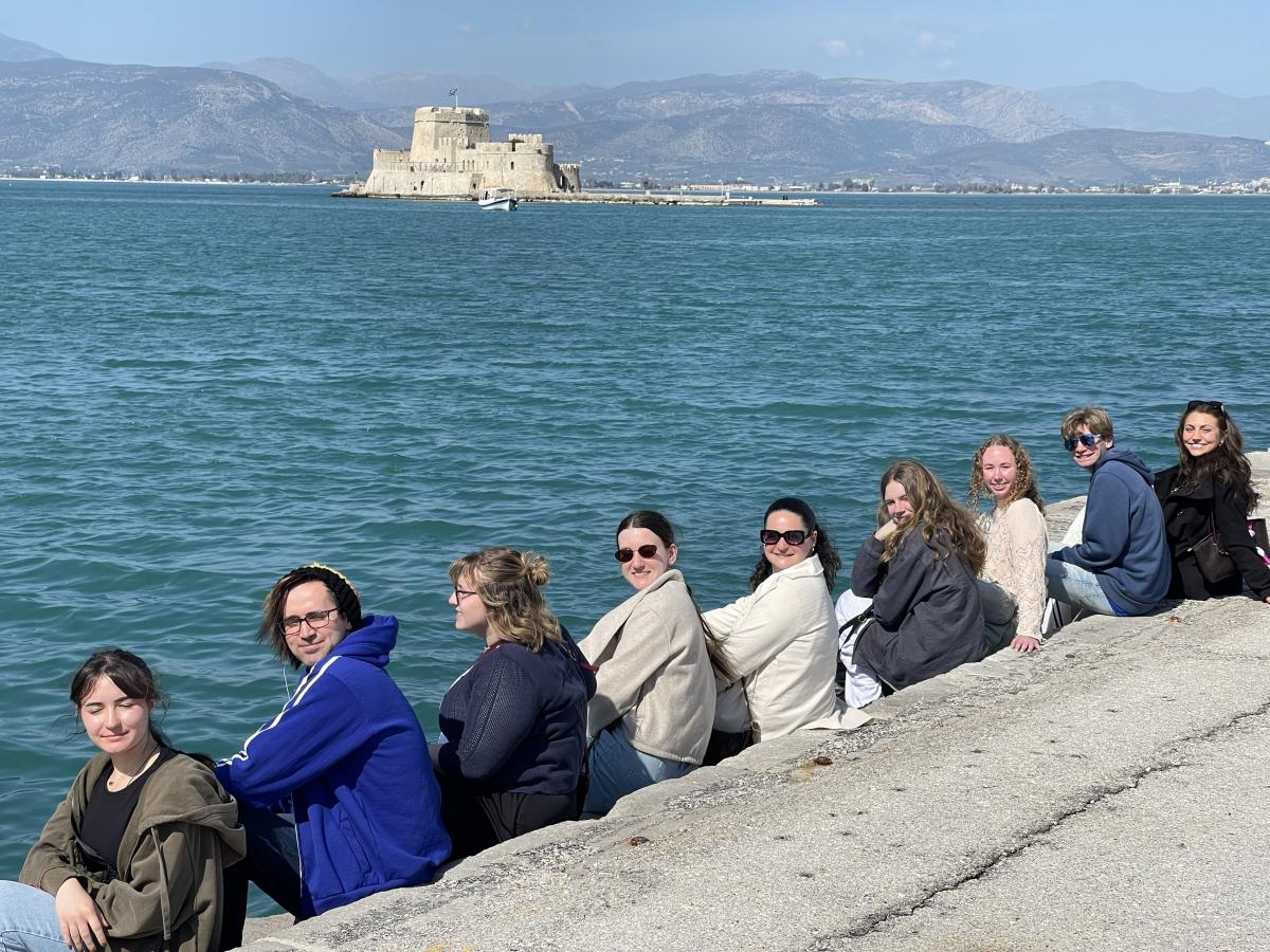 Kent State students from a variety of majors took part in the spring break course the Business of the Olympics visiting sites in Italy and Greece.