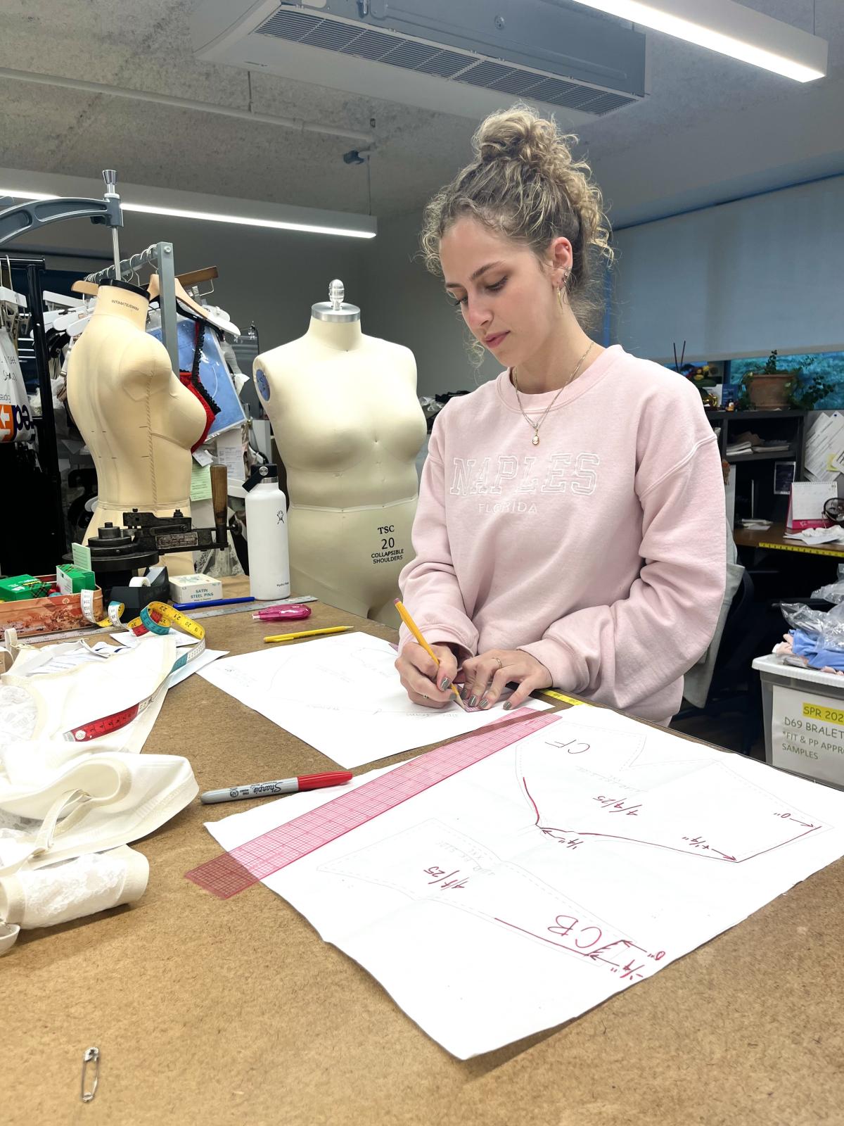 Kaleigh McGreal at work.