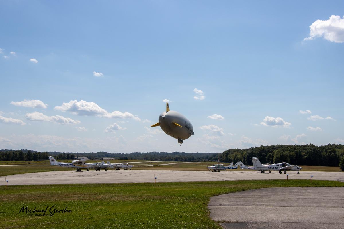 Wingfoot One at the Vlog Airport.