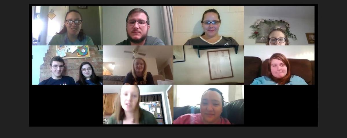 Rural Scholars mentors keep in touch with remote meetings that “zoom” into their personal home offices.