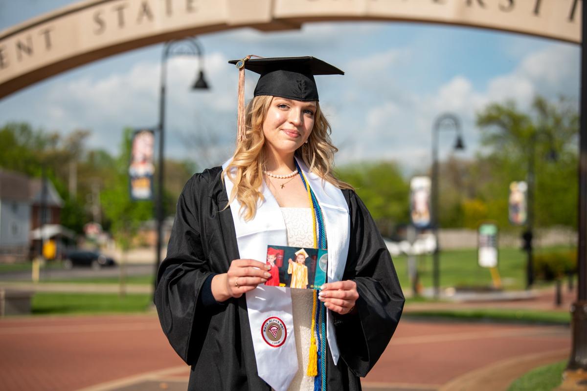 Kent State accounting student Kayla Nagle Kent State accounting student Kayla Nagle