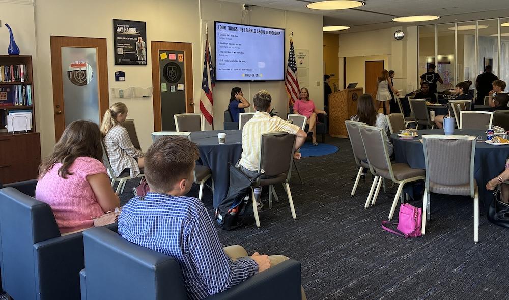 Leaders Lunch Club discussion with Sarah Spinner, JD, Ph.D.