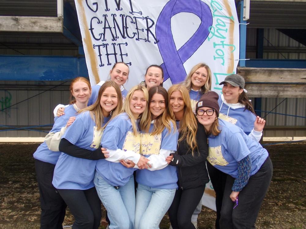 Andzelika Malkowski and her Relay for Life team