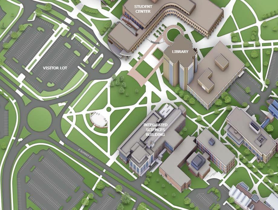 Map of �������� Integrated Sciences Building and surrounds