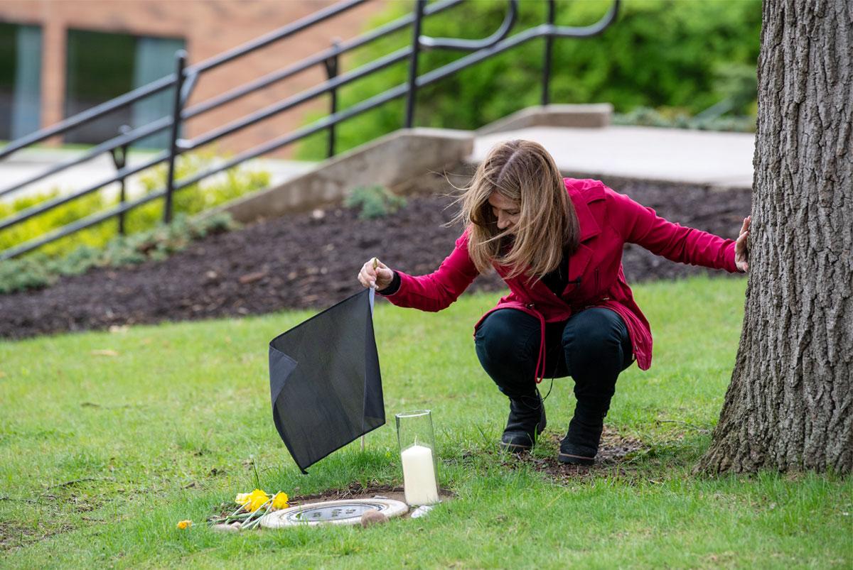 Marker and Memorial - Roseann “Chic” Canfora, BS ’76, MA ’87, PhD ’01