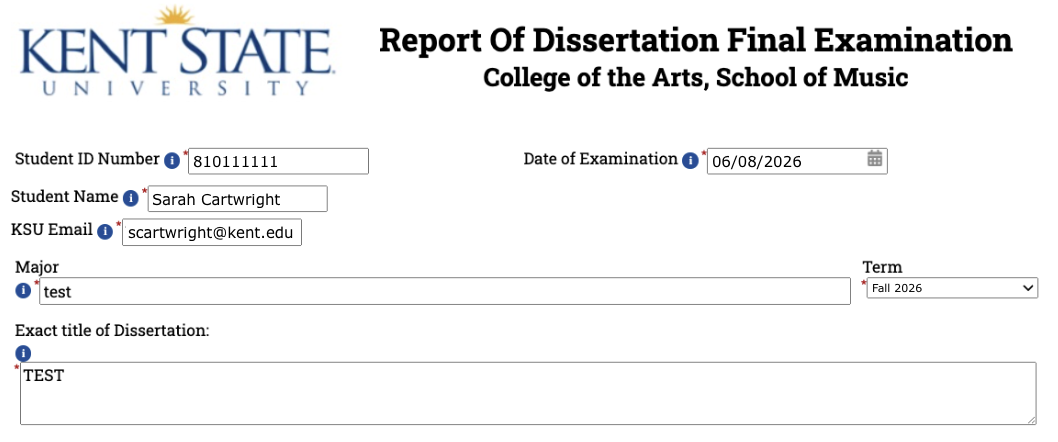 Graphic of a graduate faculty form field