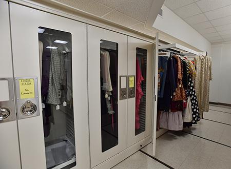 Pictured is the Kent State University Museum's storage area.