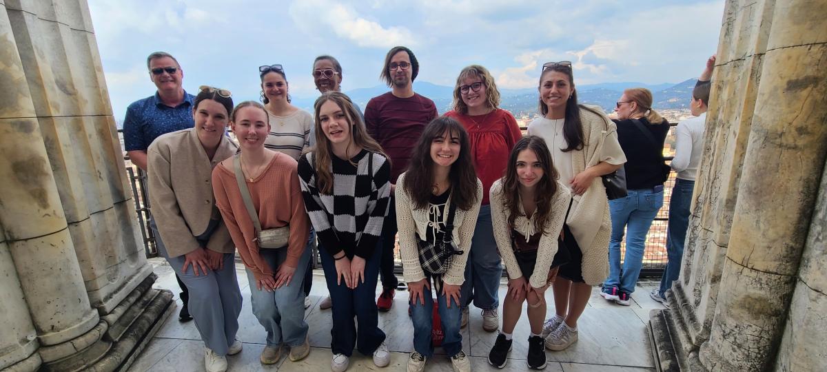 Group photo for Speech Pathology and Audiology Program in Italy and Greece
