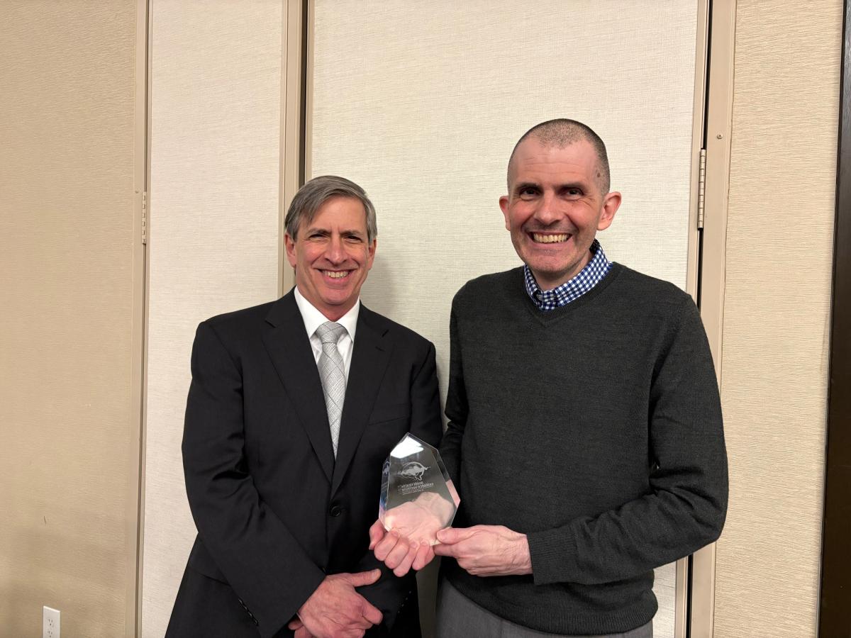 John Gunstad and Michael Lehman at the 2025 Neuroscience Symposium John Gunstad and Michael Lehman at the 2025 Neuroscience Symposium