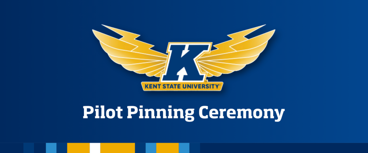 Pilot Pinning Ceremony heading under photo of the Pilot's Wings pin.