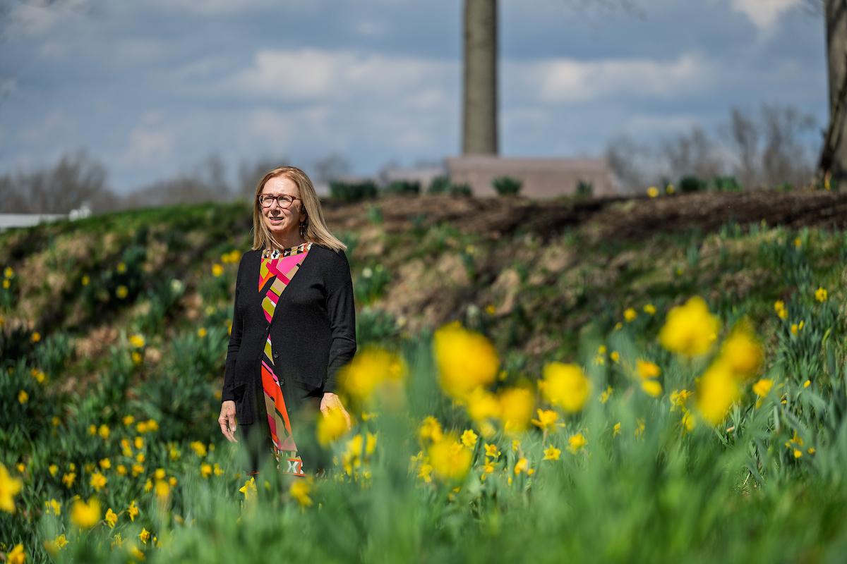 Laura Davis on Daffodil Hill