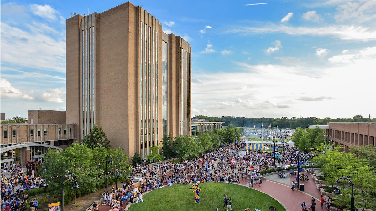 Risman Plaza at Blast Off.