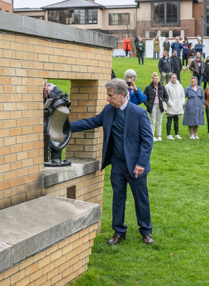 Ringing the Victory Bell