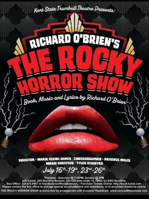 Rocky Horror Picture Show Play Poster - ������Ƶ State Trumbull Theatre, July 16-19 & 23-26