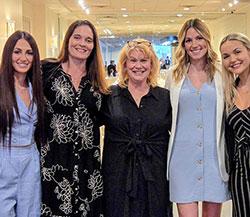 The SNA officers for the 2026-2027 academic year include (from left): Sydney Call,  treasurer; Natalie MacDonald, president; Advisor Angela Douglass; Kayla Spring,  vice president; and Sara McCaughey, secretary.