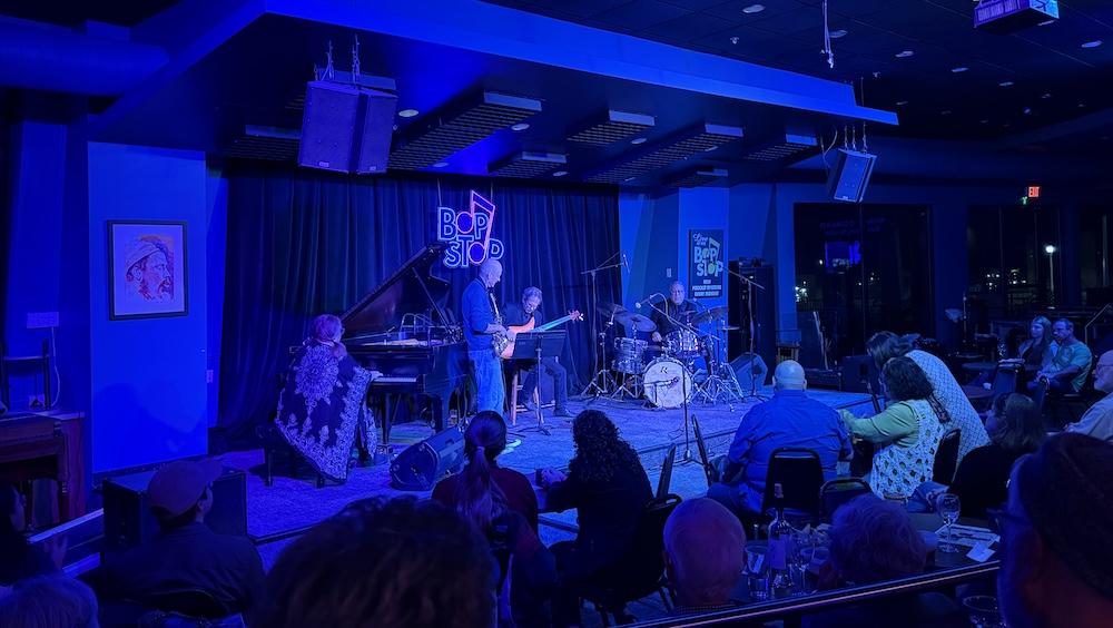 Salvaggio Performing with Sanabria at the Bop Stop